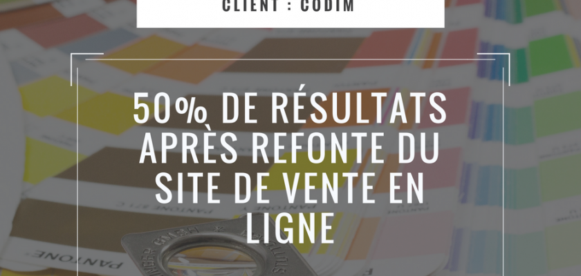 +50% de résultats après la refonte du site de vente en ligne