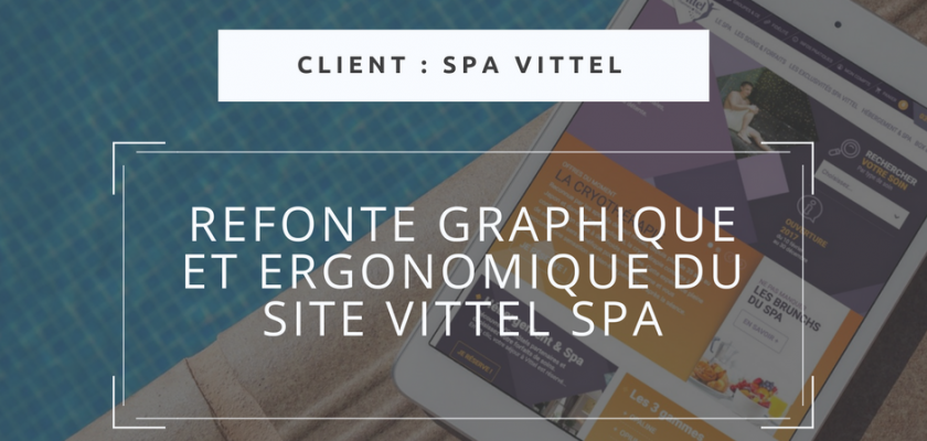 Refonte graphique et ergonomique du site Vittel Spa (Vosges)
