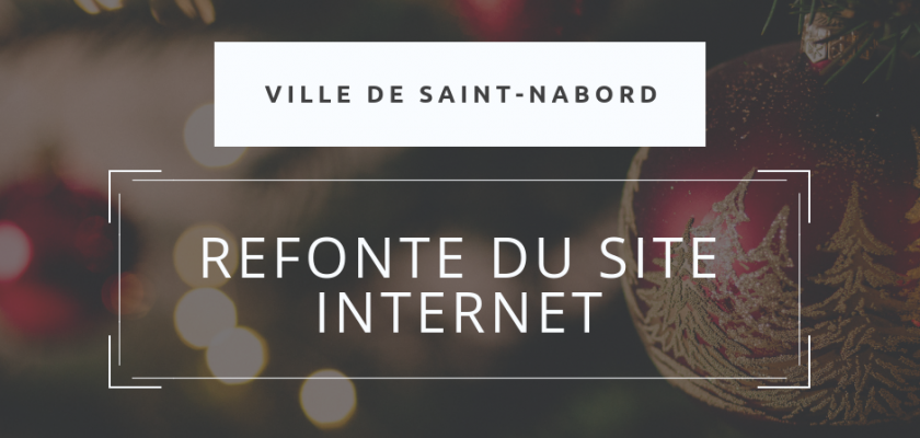 Refonte du site internet de la ville de Saint-Nabord (88)