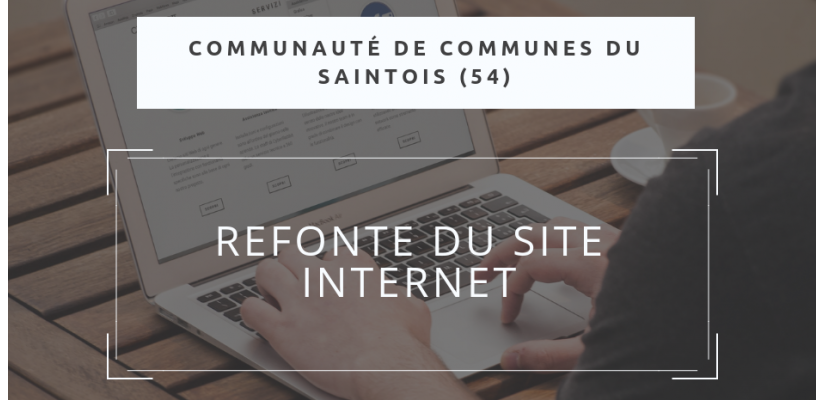Refonte du site internet de la Communauté de Communes du Saintois (54)